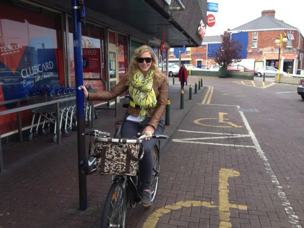 Figure 5. Phibsborough Shopping Centre; 'Bikes are not allocated enough parking space. I would like to see Phibsboro Shopping Centre and the village become a safer place for cyclists in general. We need clearly defined cycle paths, not as part of car and bus lanes, and lots of cycle parking bays.'